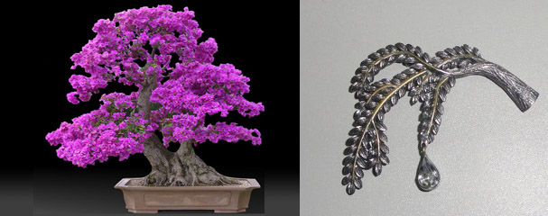 Teardrop Tree and Pendant